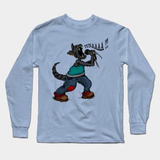 cat rocknroll Long Sleeve T-Shirt